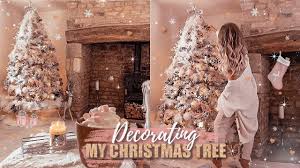 4.25.19 pink snowball viburnum mary milton viburnum specialty cut flowers. Decorating My Christmas Tree 2019 Blush Pink White Rose Gold Faux Fur Gemma Louise Miles Youtube