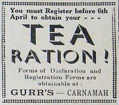 Advertisement From Early April 1942 Advising The Deadline To Register For Tea Rationing In The Interests Of Business For Tea And Books Tea History Vintage Tea