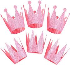 My name is leishla medina & i love decorating parties. Pink King Princess Queen Birthday Crown Party Hats Decorations Supplies For Kids Women 6 Pcs Walmart Com Walmart Com