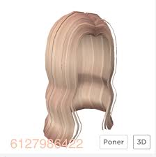 Simply click on the code to copy this hair id. Wavy Blonde Hair In 2021 Roblox Pictures Hoodie Roblox Bloxburg Decal Codes