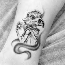 Titania En Instagram Uhm Asi Que Tuve Que Tatuar A Dobby Junto Al Cornish Pixie Harry Potter Tattoo Unique Harry Potter Tattoo Sleeve Harry Tattoos