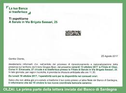 Este paso de la firma de auditoría se selecciona de crédito. Olzai Chiusura Filiale Banco Di Sardegna Arrivano Le Lettere Ai Clienti Olzaesi Da Venerdi 13 Ottobre Il Paese Rimarra Senza Banca