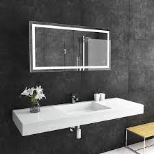 The house we're renting at the moment has a very poorly this would put the light where it needs to be, be easily adjusted or removed, and allow for the wiring to be tucked behind the mirror's edge for a clean look. Suite Mirror Liberty Large Led Bathroom Mirror With Light Behind Dlaguna Com