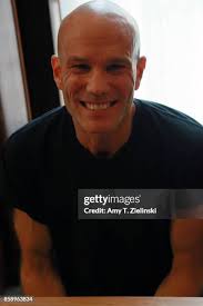 Filmmaker James Arden poses in the recreated Glass Box during the... News  Photo