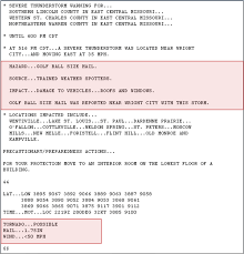 Premium users can also receive alerts via voice (phone) call. Impact Based Warning Examples