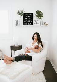 This leather rocker adds a. Glider Chair For Baby Room Www Macj Com Br