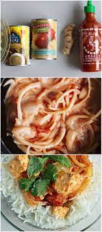 Spicy Slow Cooker Chicken With Coconut Cream Sauce Recipe Crock Pot Cooking Entree Recipes Recipes