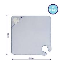 Tencel® crib waterproof mattress protector 90 x 40 x 20 cm. Clevamama Bamboo Apron Baby Bath Towel Blue 1pc Mannings Online Store