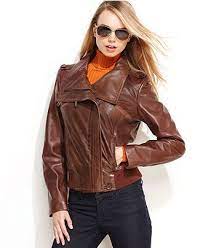 I Would Like A 400 Coat Kenneth Cole Reaction Jacket Leather Bomber Womens Coats Macy S Leather Jacket Coats For Women Leather Bomber