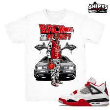 Air Jordan 4 Fire Red Shirt To The Money