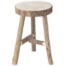 Suar wood solid stools, can be used as a small table and your home decoration. Decorative Antique Log Cabin Natural Wooden Accent Stool Side Table Overstock 32548697