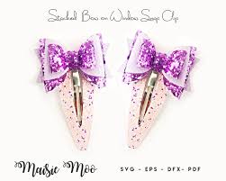 Download as svg vector, transparent png, eps or psd. Window Snap Clip Svg Bow Snapclip Template Bow Template 657512 Other Design Bundles