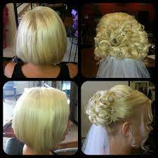 Pin By Alyssa Ramirez On Hair Eyes And Nails Short Wedding Hair Bob Wedding Hairstyles Short Hair Updo