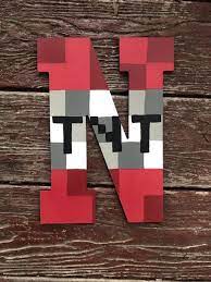 Mine Letters Per Letter 10 5 Etsy Minecraft Room Minecraft Bedroom Decor Minecraft Bedroom