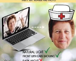 Nurse Photo Banner Custom Face Banner Nurse Retirement Custom Picture  Banner Hospital Nurse Graduation Deco