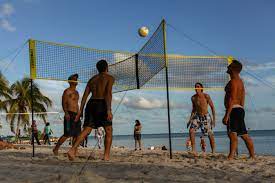 Crossnet Four Square Volleyball Basketball Court