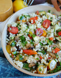 Just scale down the portions for fewer people. Mediterranean Grilled Vegetable Couscous Salad A Cedar Spoon