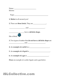 Science is an area of study which involves anything and everything in the entire universe. Printable Science Matter Worksheets Science Matter Worksheet Free Esl Printable Worksheets Made By Matter Science Science Worksheets Matter Worksheets