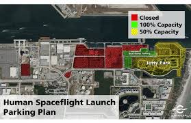 We offer a safe, secure parking surface parking lot with 24/7 security patrol. Port Canaveral Limits Parking For Spacex Launch Viewing