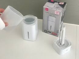 完売続出ダイソー この時期に欠かせない 大人気の ミニ加湿器 はやっぱり優秀だった サンキュ 加湿器 ミニ ダイソー