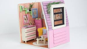 Minyatur Ev Yapimi Kendin Yap Barbie Evi Yapimi Lambalikadin Youtube Barbie Ev Minyatur Ev Minyaturler