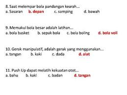 Soal Ujian Ulangan Uas Ukk Pjok Penjaskes Kelas 3 Sd Semester 1 Youtube