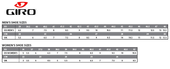 43 particular giro cycling shoes sizing