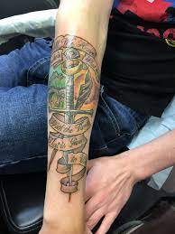 Lord Of The Rings Tattoo By Glen Barnstormers In Ottawa Ont Tattoos Lord Of The Rings Tattoo Earth Tattoo