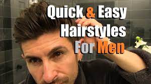 2 Quick Easy Men S Hairstyles That Look Awesome Men S Hair Tutorial Mens Hair Tutorial Easy Mens Hairstyles Hair Tutorial