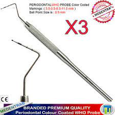 While the cpi probe provides spectacular imagery of the ice particles, its accuracy in measuring particle size. Periodontal Examination Who Cpi Psr Probe Bpe Color Measurements Probes 3pcs Ebay