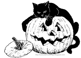 Coloring pages for kids black cat coloring pages: Printable Black Cat Coloring Pages Inerletboo