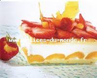 Ga Teau Aux Paªches Et Au Fromage Frais Recettes De Cuisine Francaise