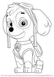 Der dalmatinische marshall ist ein furchtloser feuerwehrmann. 98 Inspirierend Paw Patrol Ausmalbilder Sky Bild Coloriage Pat Patrouille Dessin Coloriage Coloriage Pikachu