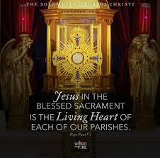 Corpus christi (body of christ), feast of, is celebrated in the latin church on the thursday after trinity sunday to solemnly commemorate the institution of the holy eucharist. The Solemnity Of Corpus Christi Eucharistic Adoration Sacrament Corpus Christi