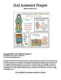 When he was old enough, hannah took samuel to the tabernacle so that he could serve god. God Answers Prayer Hannah And Baby Samuel Bible Lesson Tpt