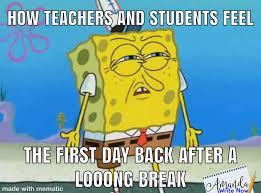 First day of summer camp clown voiced bad luck brian. 5 Fun Activities To Do With Your Students The Day After Coming Back From A Long Break Amanda Write Now