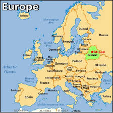 Map Showing Location Of Belarus In Europe Subway Map Belarus Poland Germany