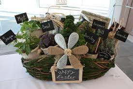 Herb Filled Moss Basket Diy Gift Idea Mosses Basket Gardening Gift Baskets Gifts