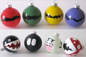 Earlier this summer i created a radiator springs cake and cars party decor for h, and last month j asked for a super mario party. Mario Ornaments Diy Geek Christmas Nerdy Christmas Christmas Ornaments
