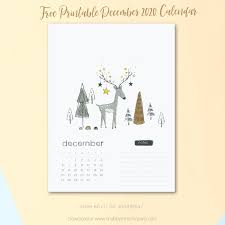 We give you all of the printable 8.5×11 calendar. Cute Printable Reindeer December 2020 Calendar Shabby Mint Chic Party