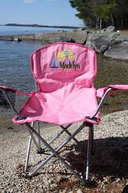 Great Customized Kid Children S Folding Chair Madelyn Wanted A Mermaid Cynthia S Embroidery Made Her Very Happy Childrens Chairs Kids Chairs Beach Chairs