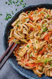 Sweet And Spicy Udon Noodle Stir Fry Vegan Recipe Healthy Snacks Recipes Sweet And Spicy Udon Noodles Stir Fry