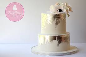 Antique Silver Leaf Tutorial Free Mcgreevy Cakes Gold Leaf Cakes Metallic Cake Gold Wedding Cake