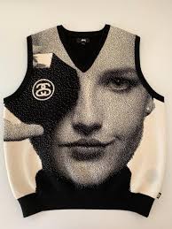 STUSSY PHOTO JACQUARD VEST トップス