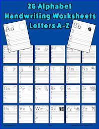 Do some handwriting practice with these free printable alphabet handwriting worksheet pages. 26 Printable Alphabet Handwriting Worksheets Uppercase And Lowercase Supplyme