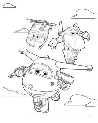 Super Wings Coloring Pages 100 Best Images Free Printable