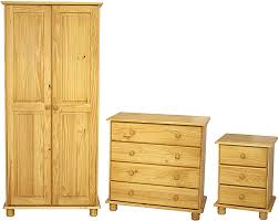 There are 673 suppliers who sells solid pine bedroom furniture sets on alibaba.com, mainly located in asia. Right Deals Uk Solid Pine Bedroom Furniture Set Wardrobe Bedside Cabinet Chest Of Drawers Sol Super Trio Amazon Co Uk Kitchen Home