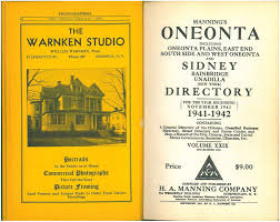1941-1942 (Oneonta Directory, pages 33-128 only) - Greater ...