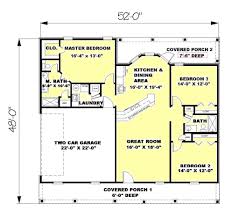 2 bedroom house plans under 1500 square feet everyone will like acha homes. Ranch Style House Plan 3 Beds 2 Baths 1500 Sq Ft Plan 44 134 Houseplans Com