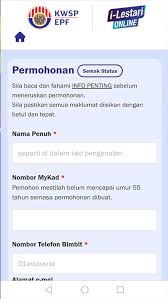 Salinan kad pengenalan suami/isteri (diakui sah) 4. Semak Ilestari Online Kwsp Fur Android Apk Herunterladen